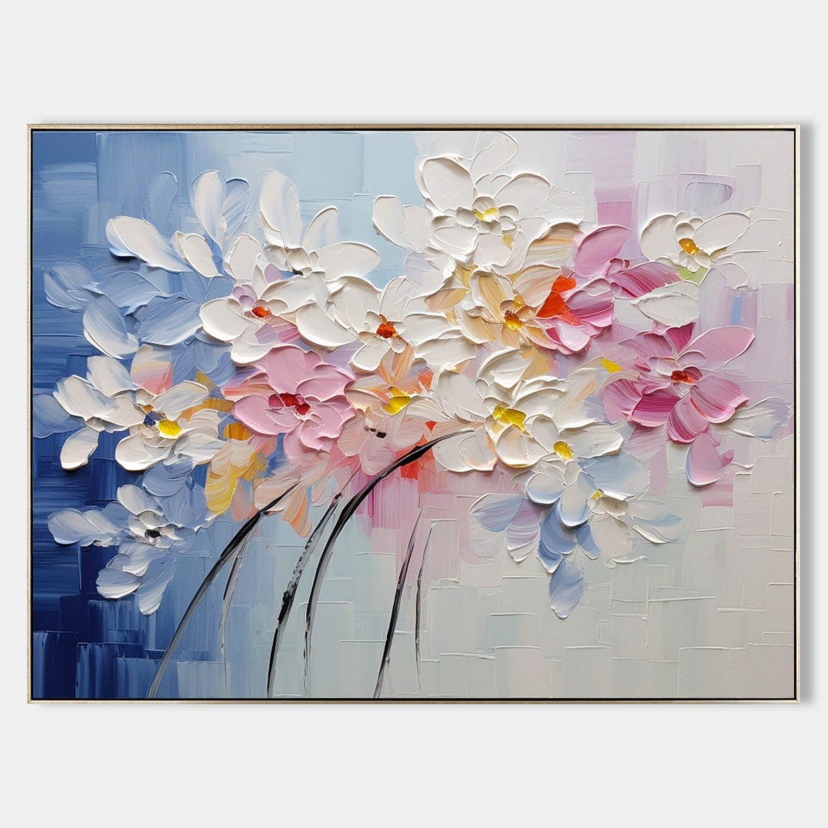 Wall Art Colorful Floral Artistic