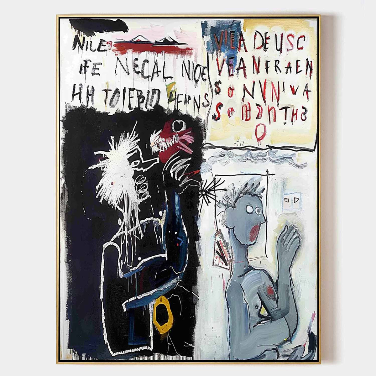 Wall Art Raw Graffiti Basquiat Neo