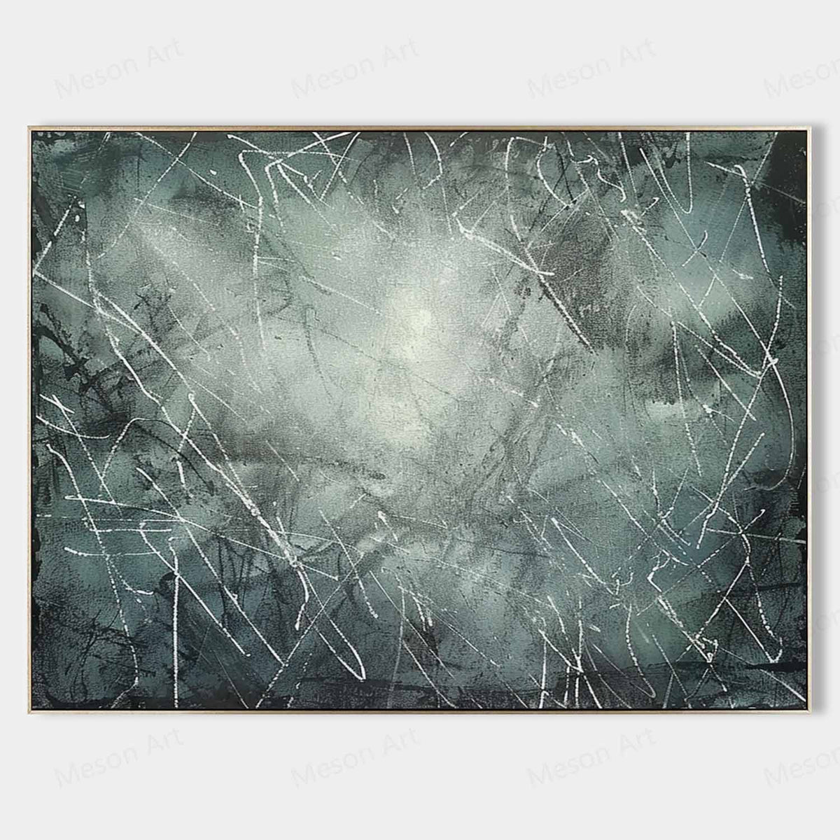 Wall Art Rectangle Abstract Graffiti Textured