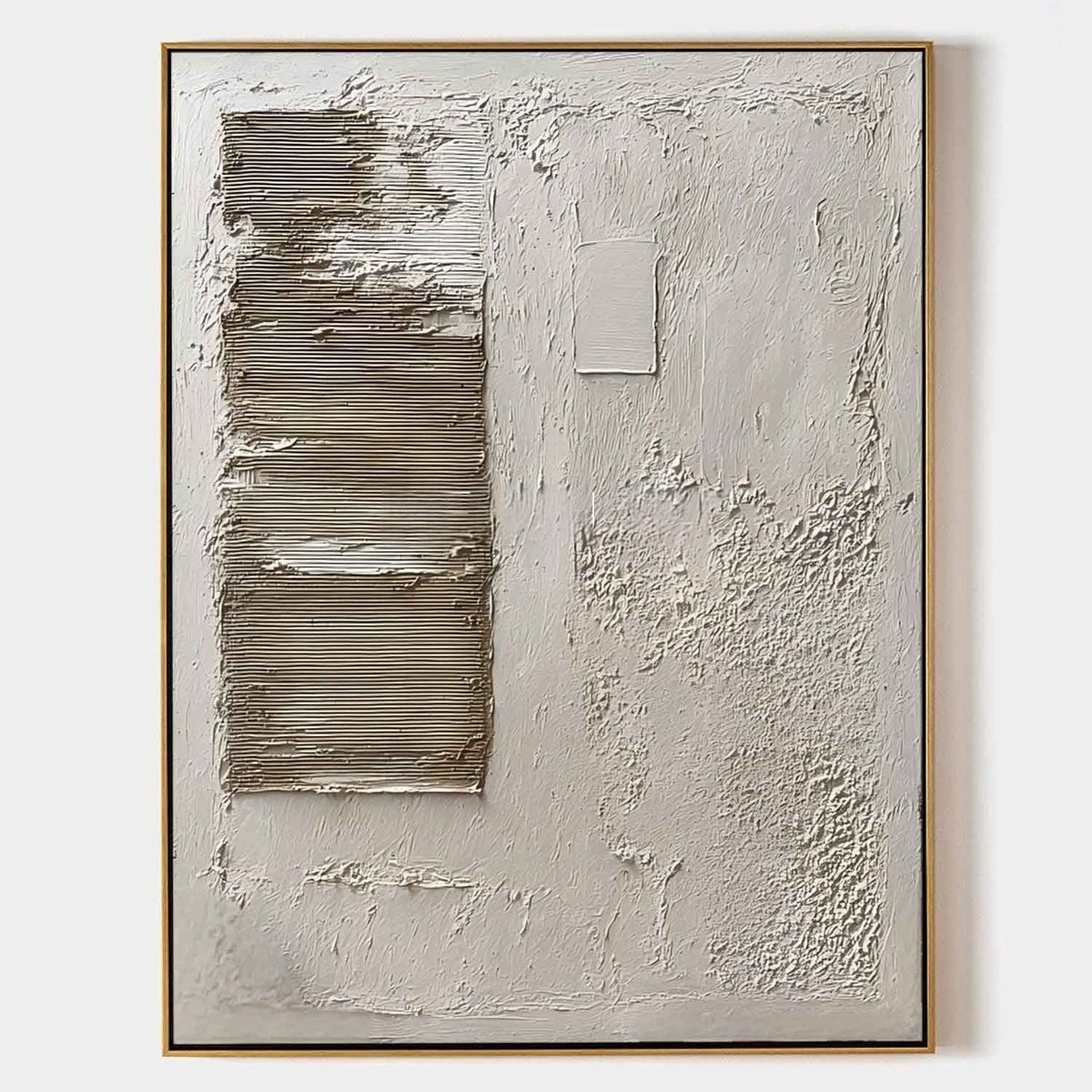 Wabi-Sabi Asymmetrical Texture Painting