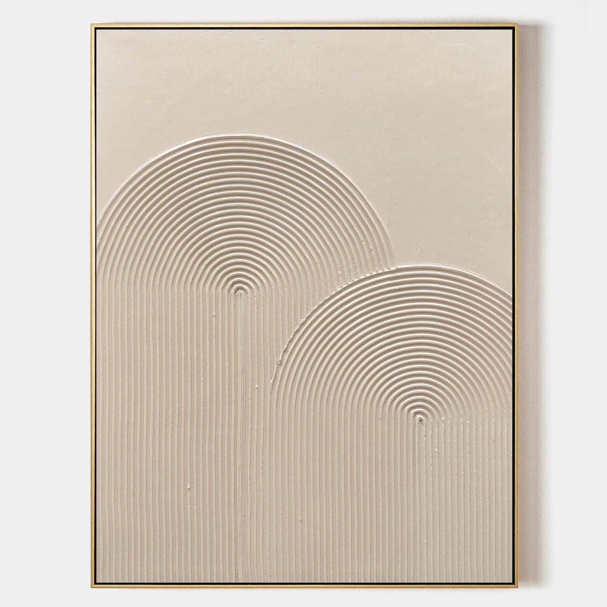 Beige Arch Line Minimalist Painting