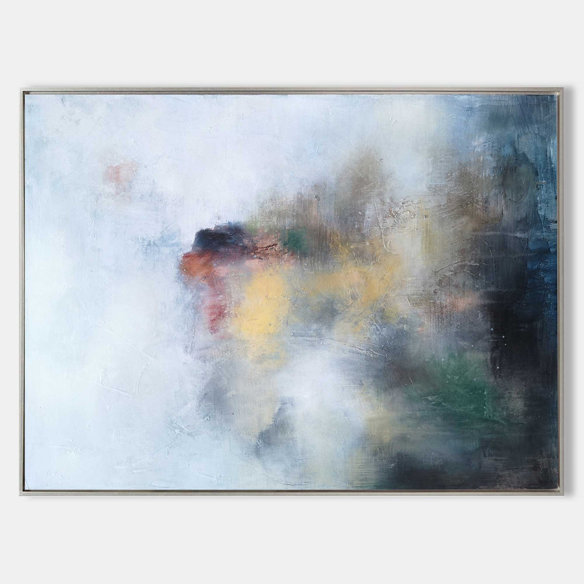 Ethereal Abstract Oil Painting Horizontal Wall Art