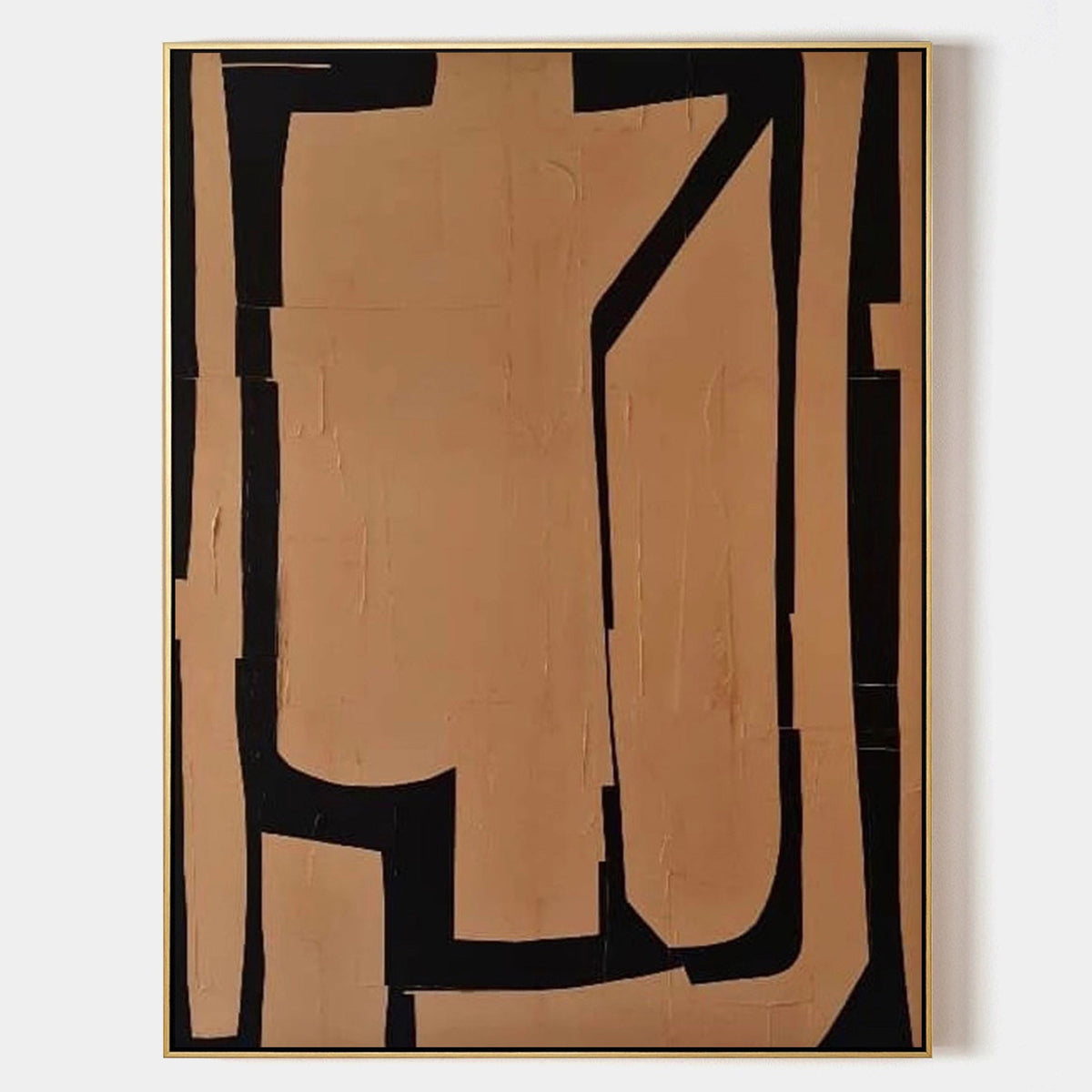 Wall Art Contrast Shapes Wabi-Sabi Artistic Modern
