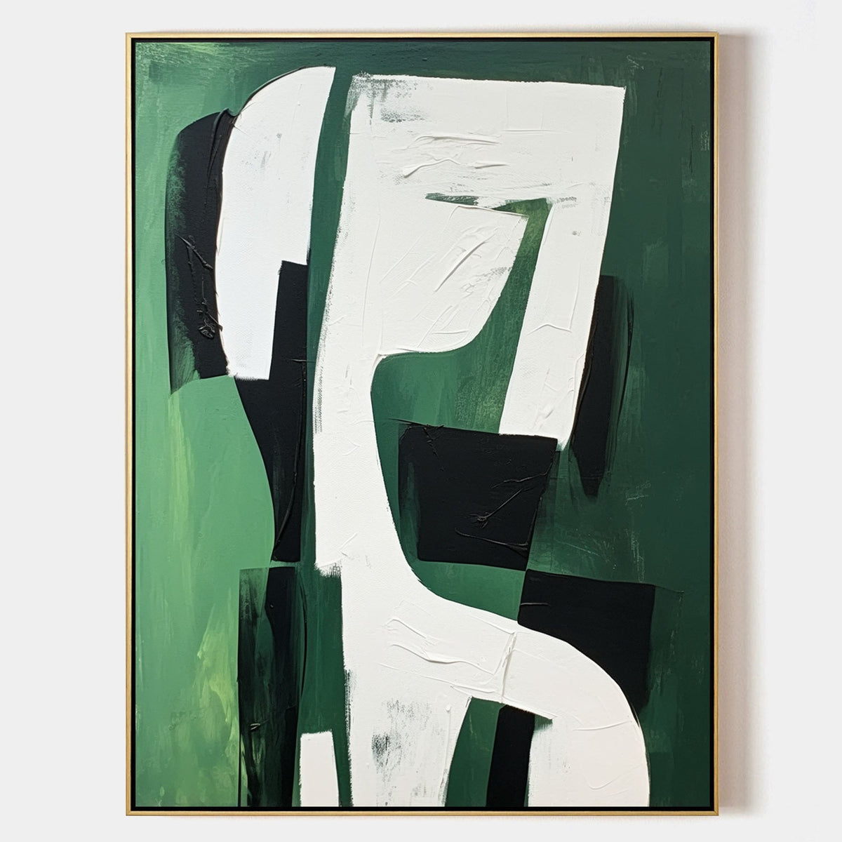 Wall Art Vertical Abstract Geometric Form