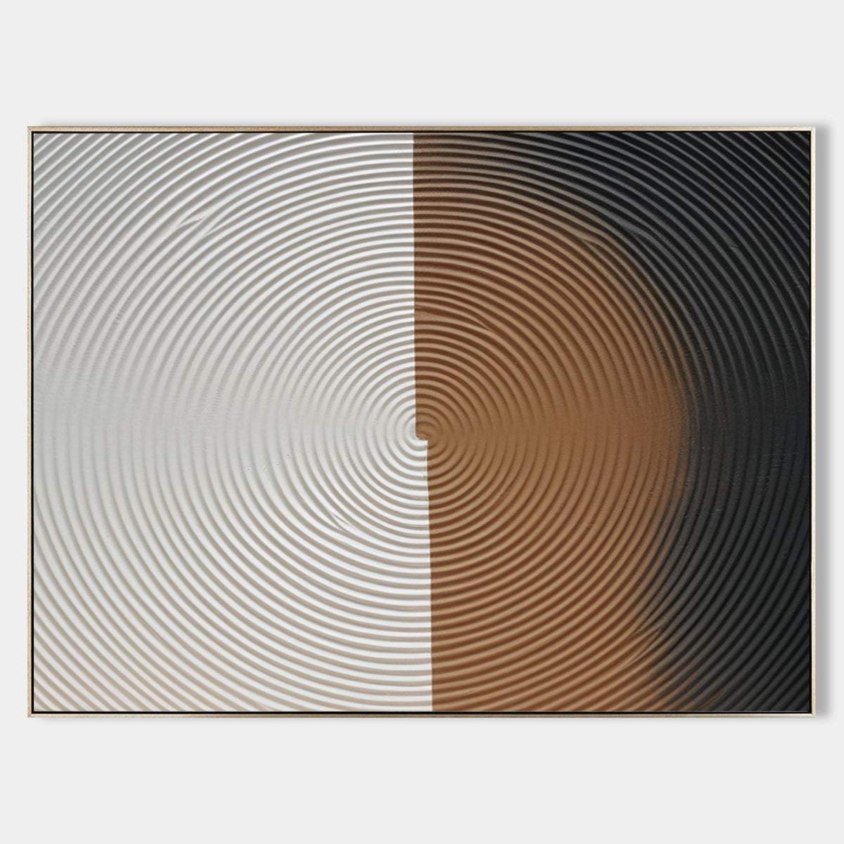 Gradient Spiral Texture Oil Painting Neutral Modern