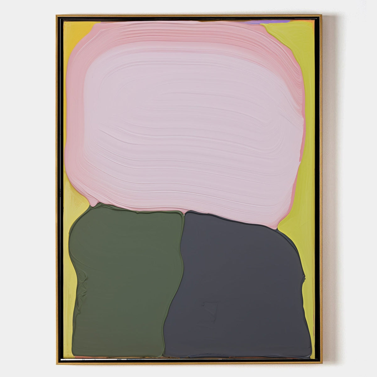 Wall Art Square Abstract Color Block Pastel