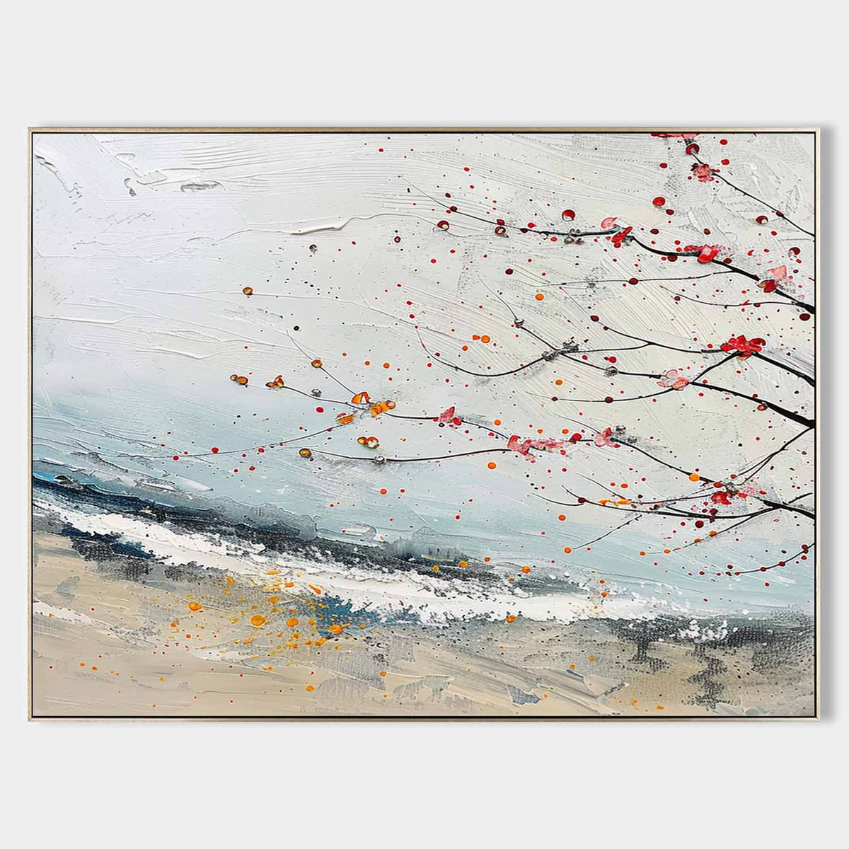 Wall Art Landscape Winter Abstract Atmosphere