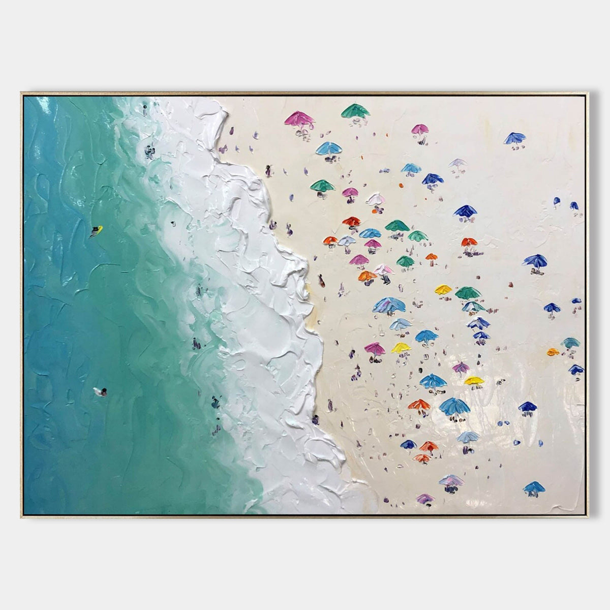 Wall Art Plaster Organic Coastal Playful