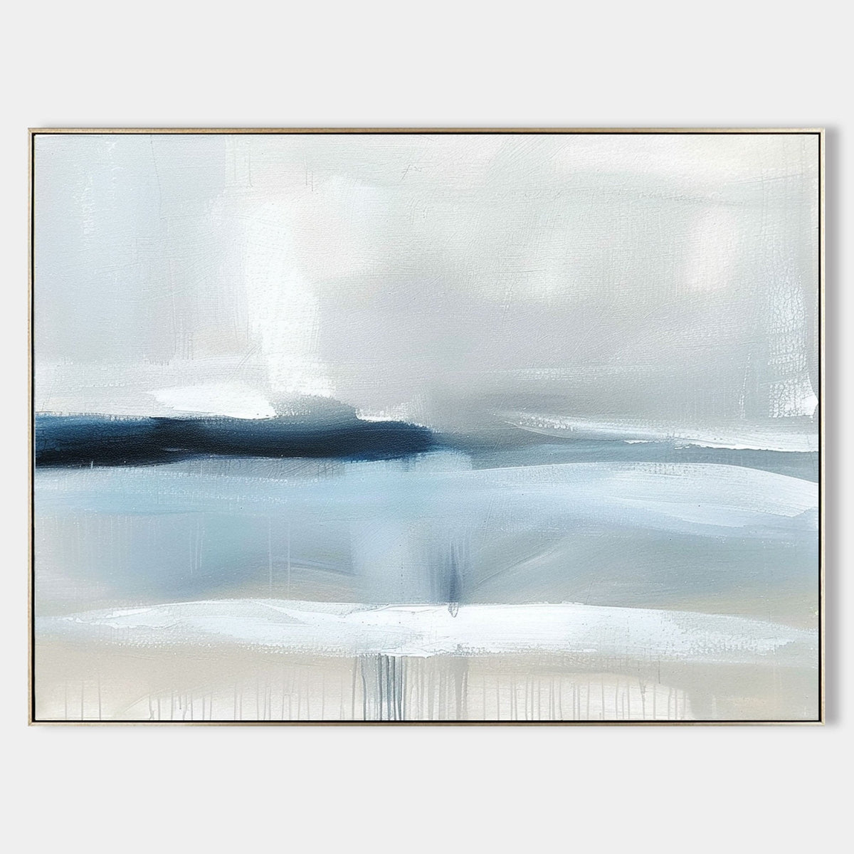 Abstract Coastal Landscape Art Oil Painting