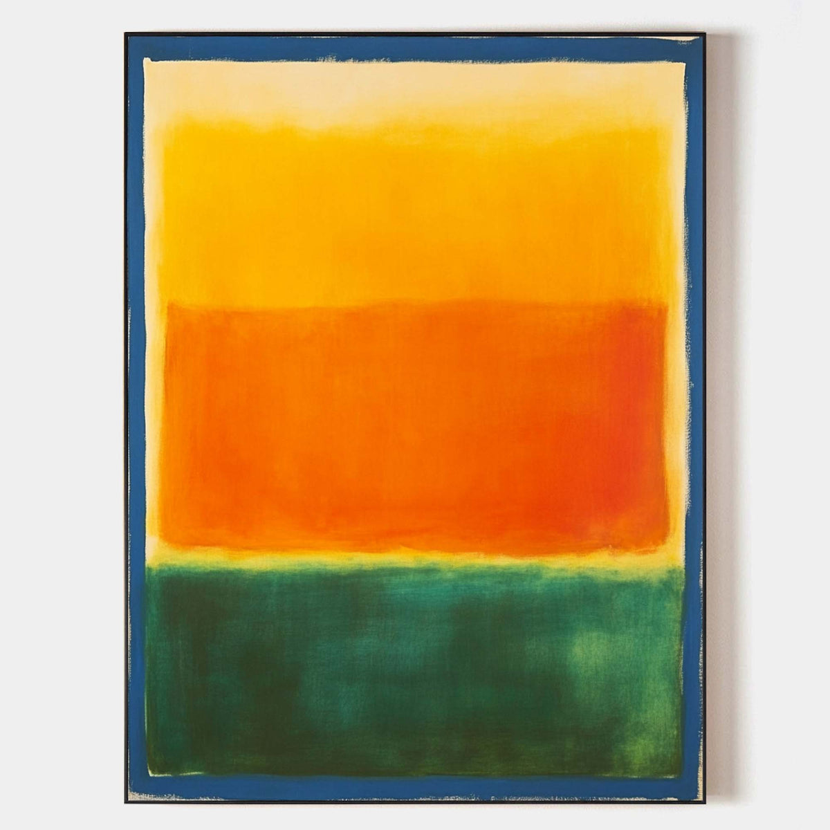 Rothko Style Color Field Canvas Wall Art