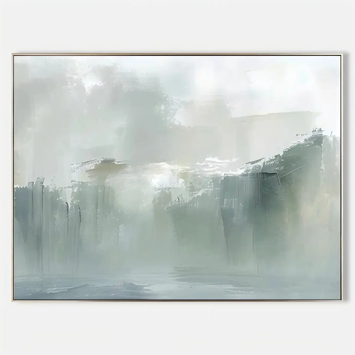 Wall Art Minimalist Textured Misty