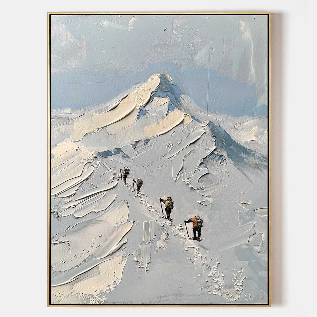 Wall Art Landscape Abstract Snow Modern
