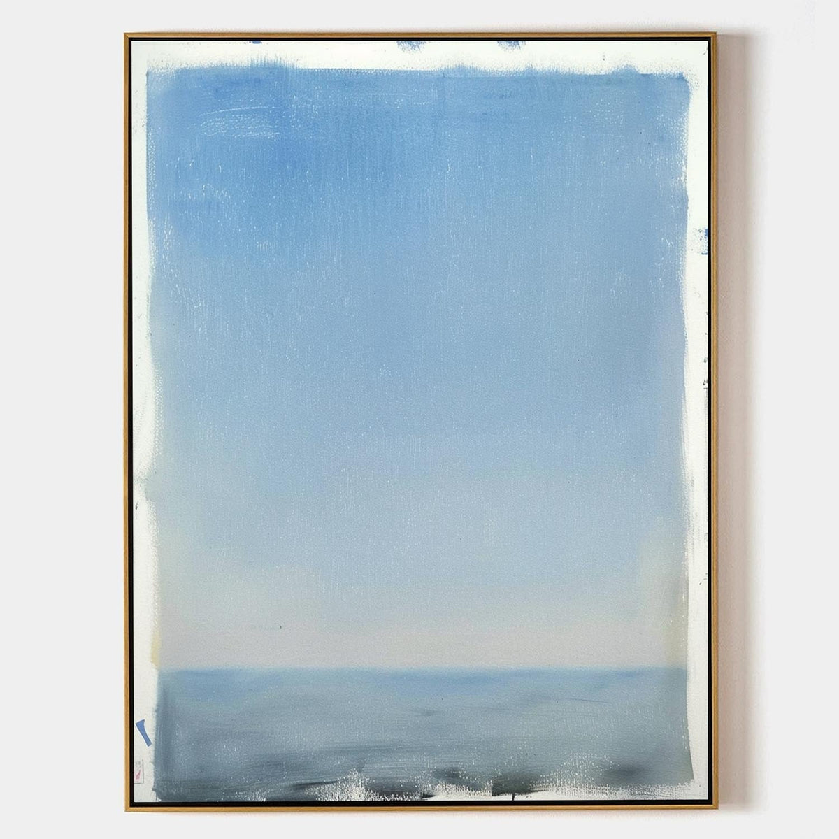 Wall Art Minimal Colorful Blue Sea