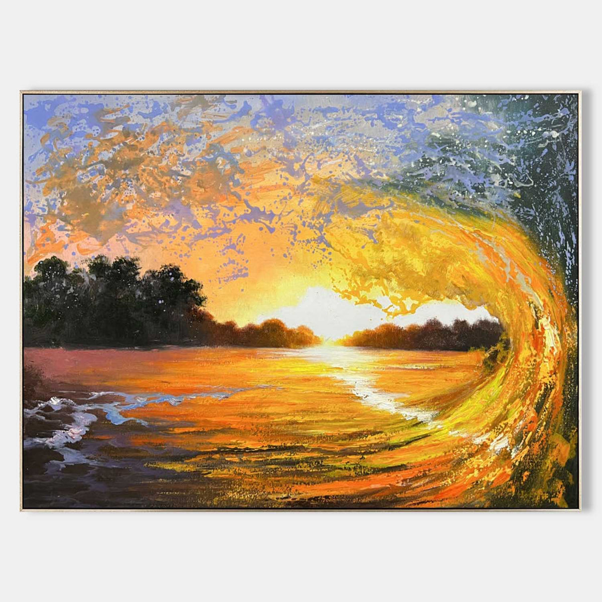 Wall Art Hyperrealism Landscape Elements Harmonious
