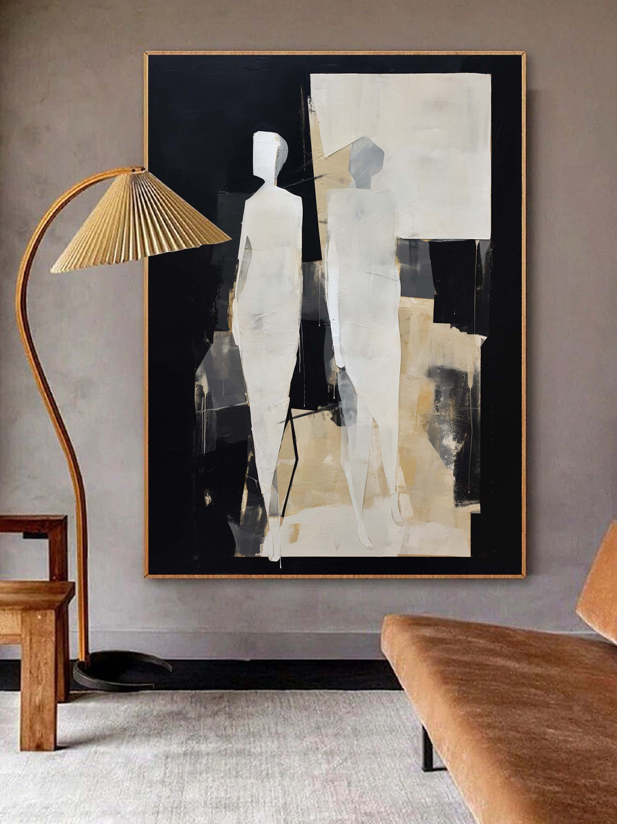Wall Art Contemporary Figurative Minimalist Abstract Art Silhouettes