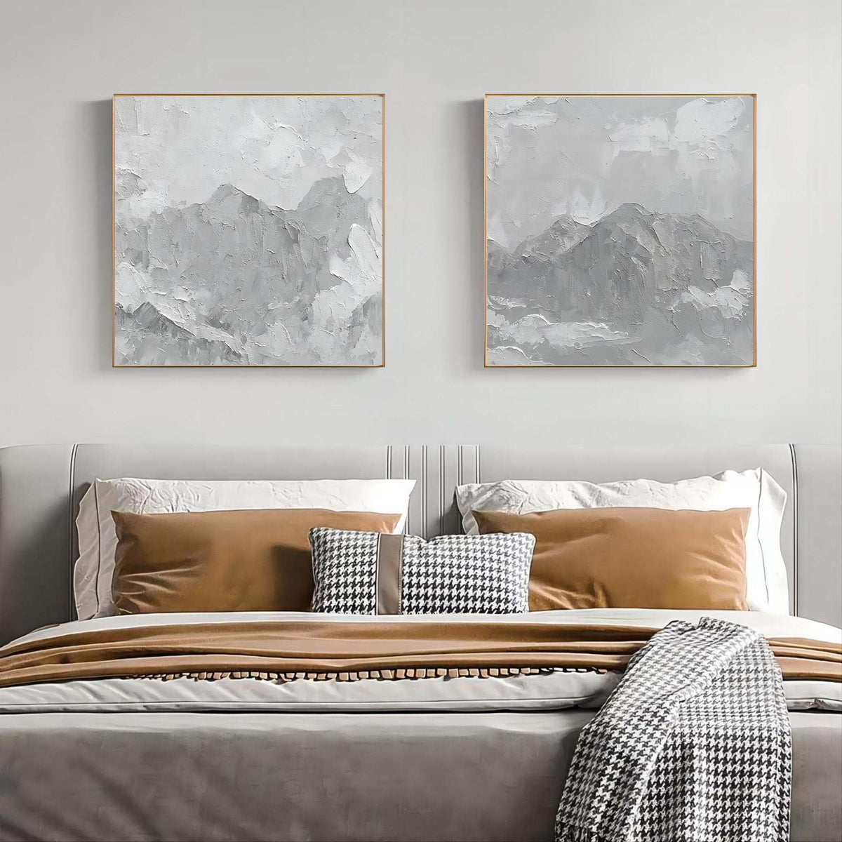 Wall Art Landscape Brown Serene Neutral