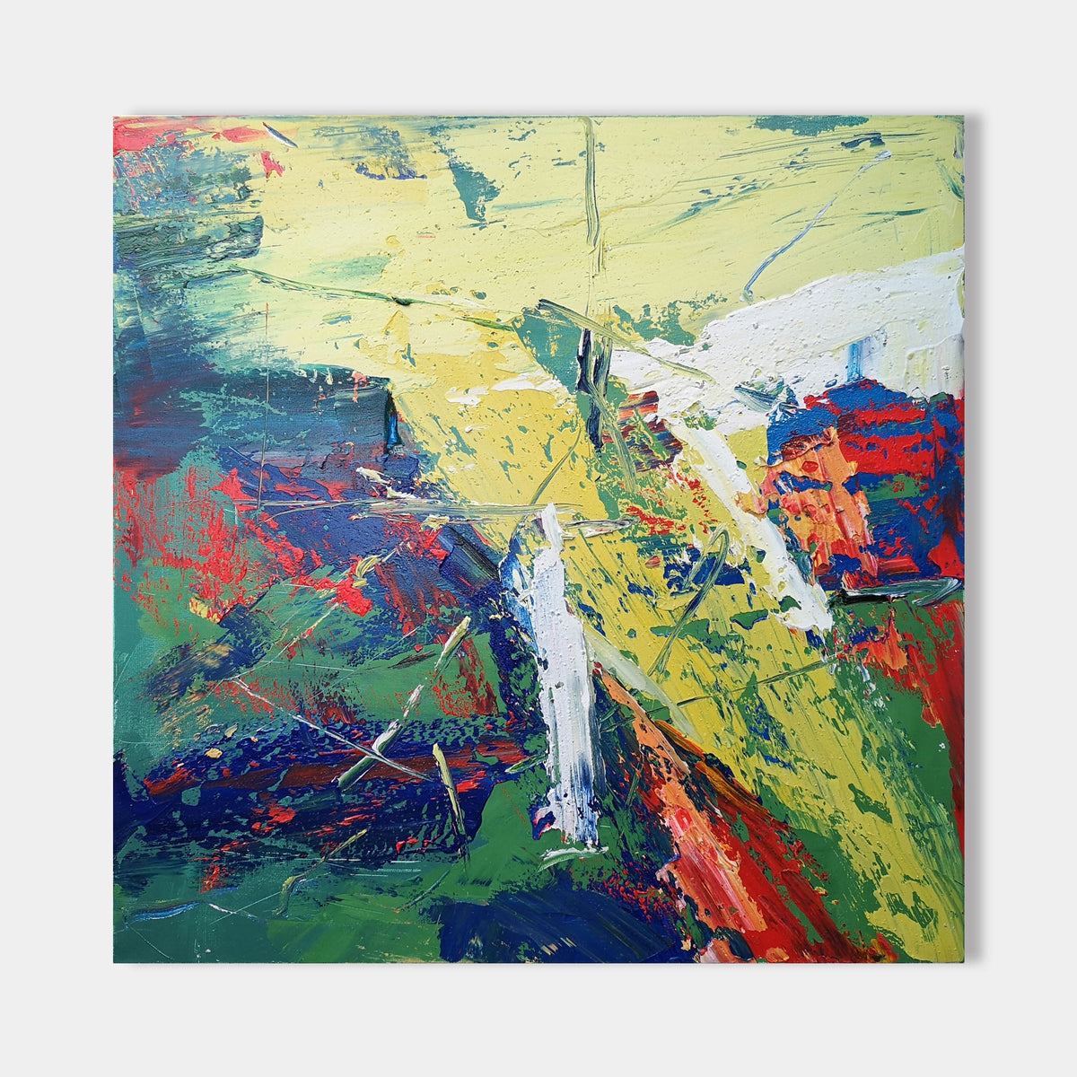 Colorful Abstract Expressionist Painting