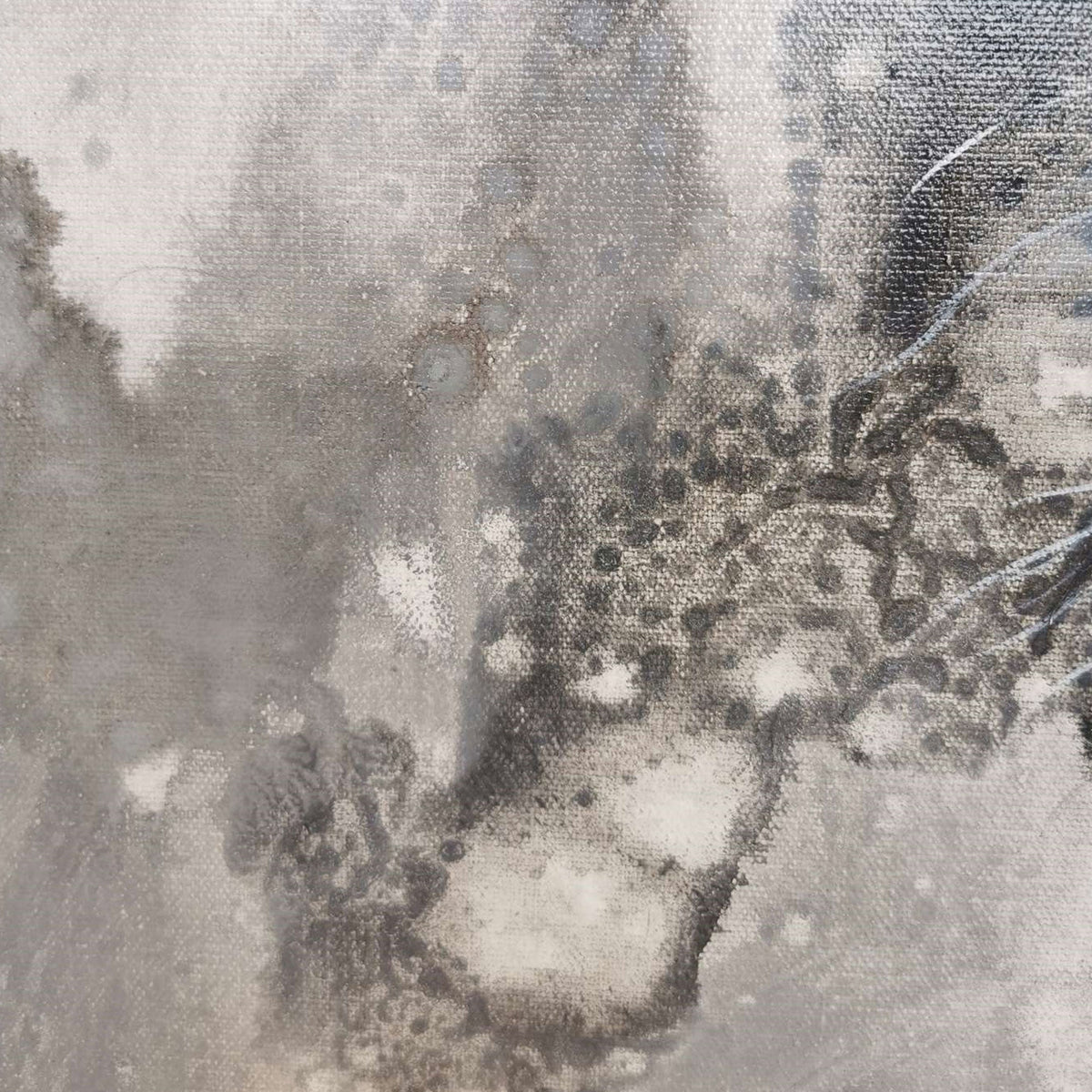 Grey White Abstract Horse Art ANH27 - Neutralighting