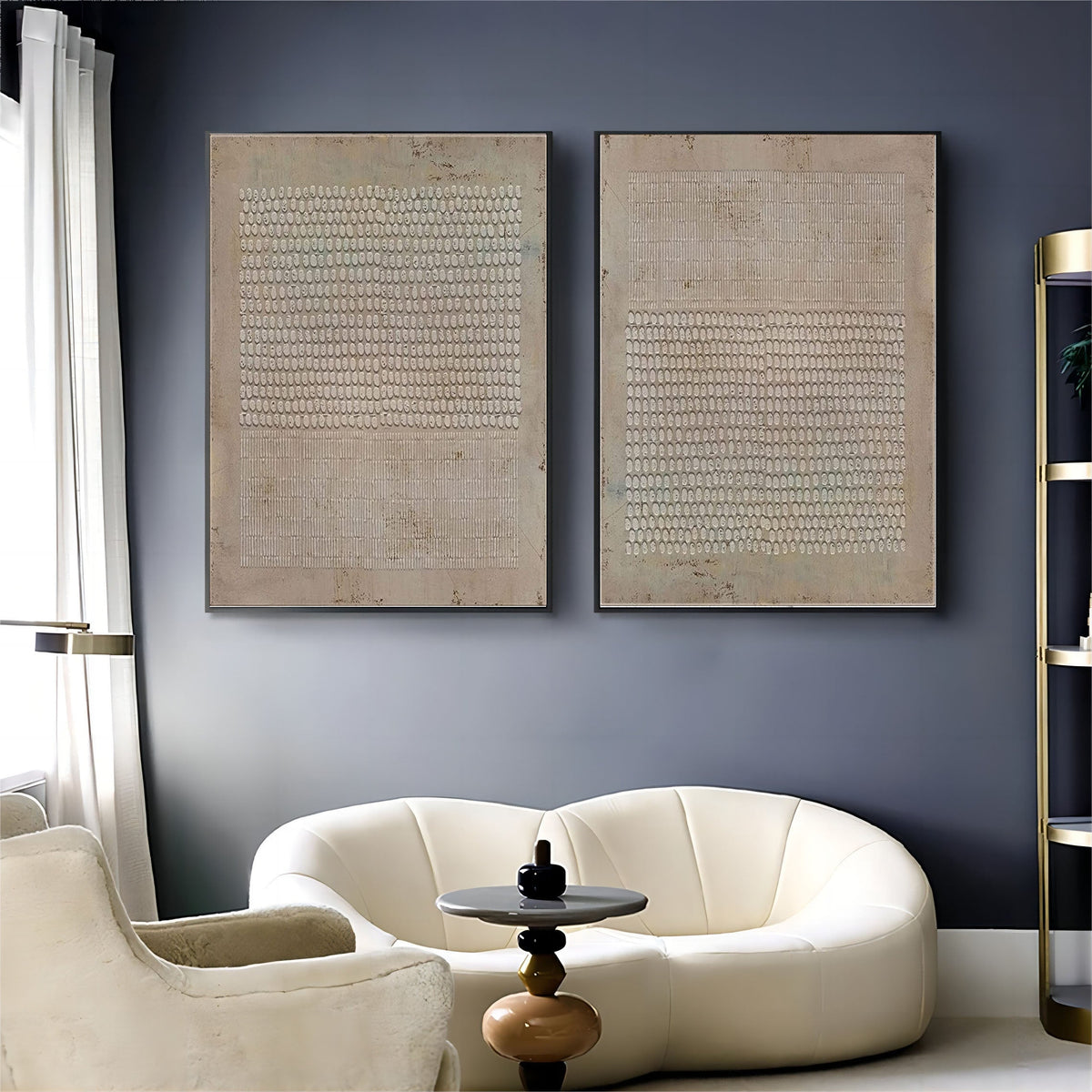 Wall Art Abstract Wabi-Sabi Modern Serene