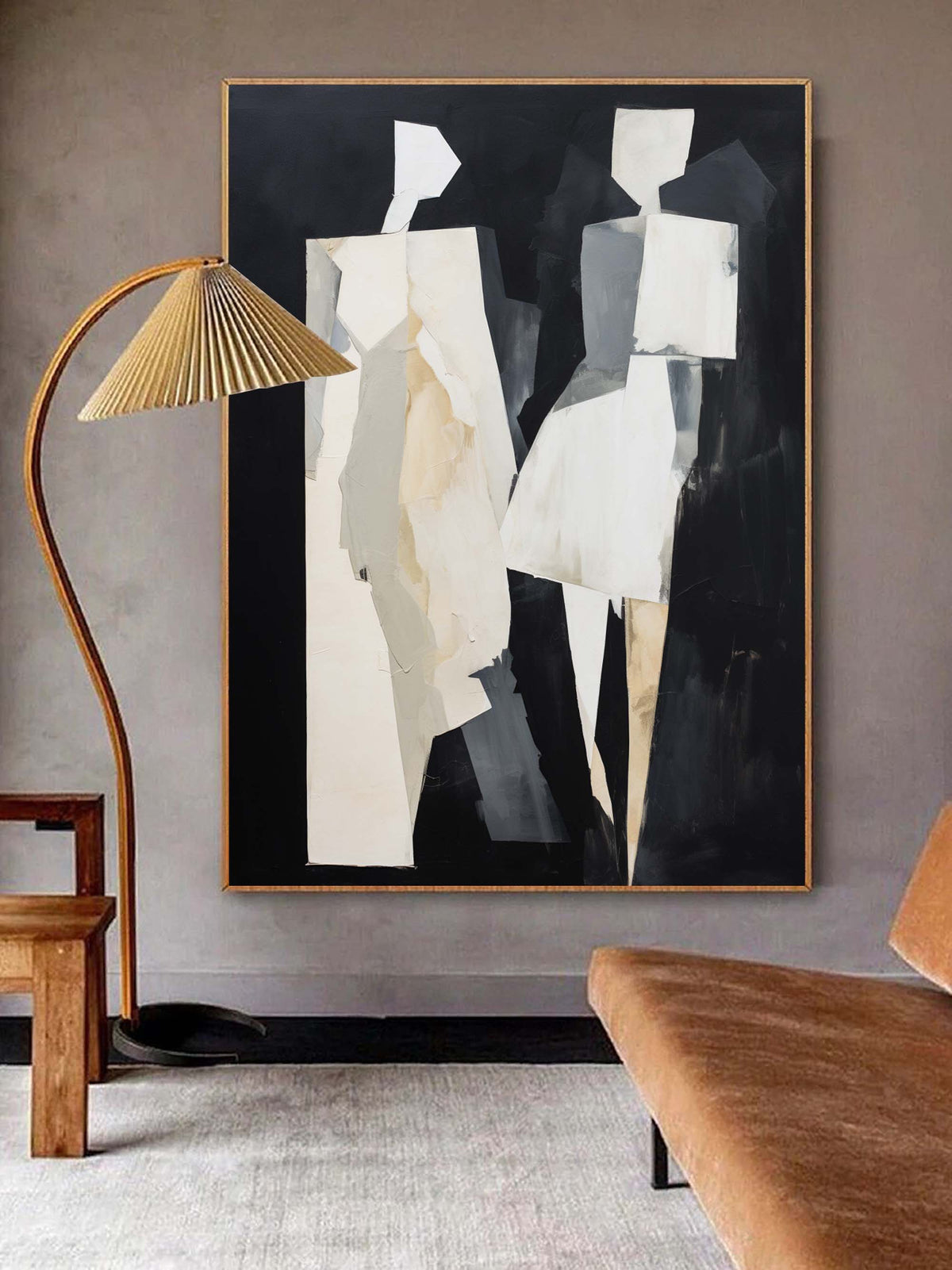 Wall Art Geometric Figures Contemporary Minimalist
