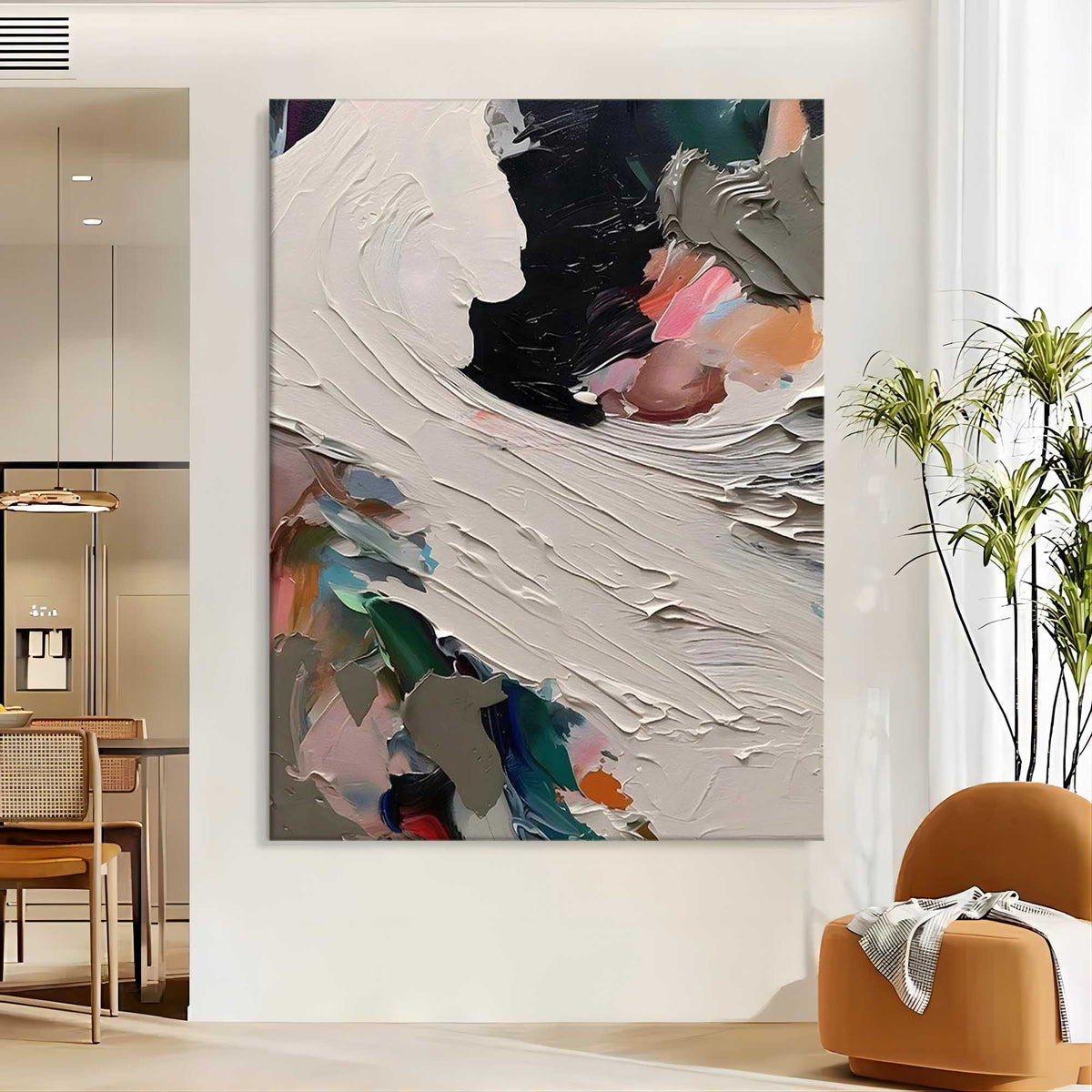 Wall Art Colorful Abstract Energetic Modern