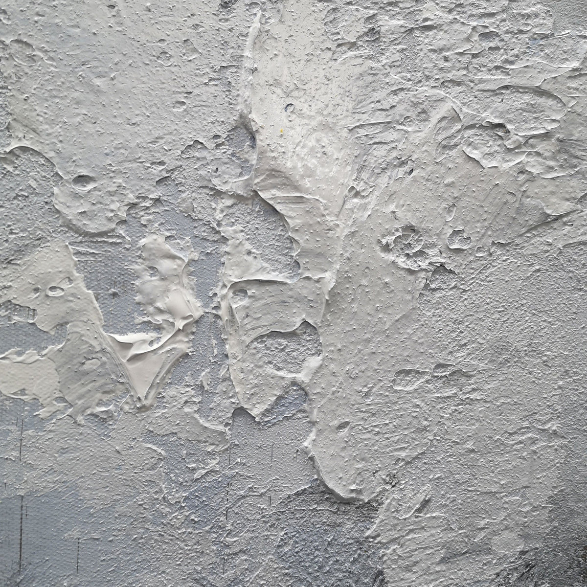 Grey White Abstract Painting
