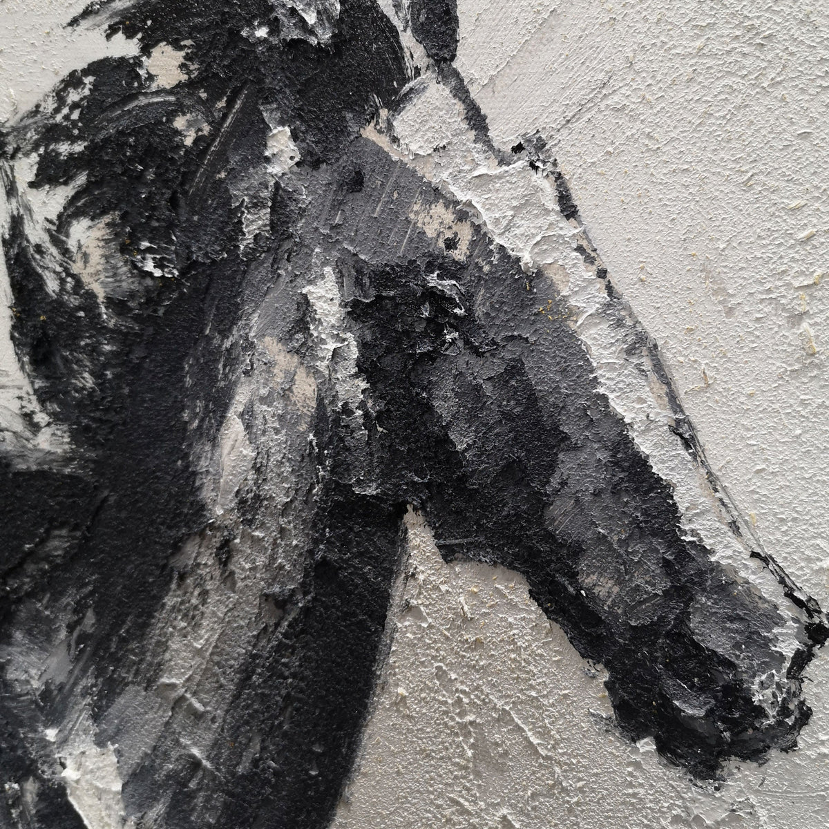 Black Abstract Horse Art ANH23 - Neutralighting