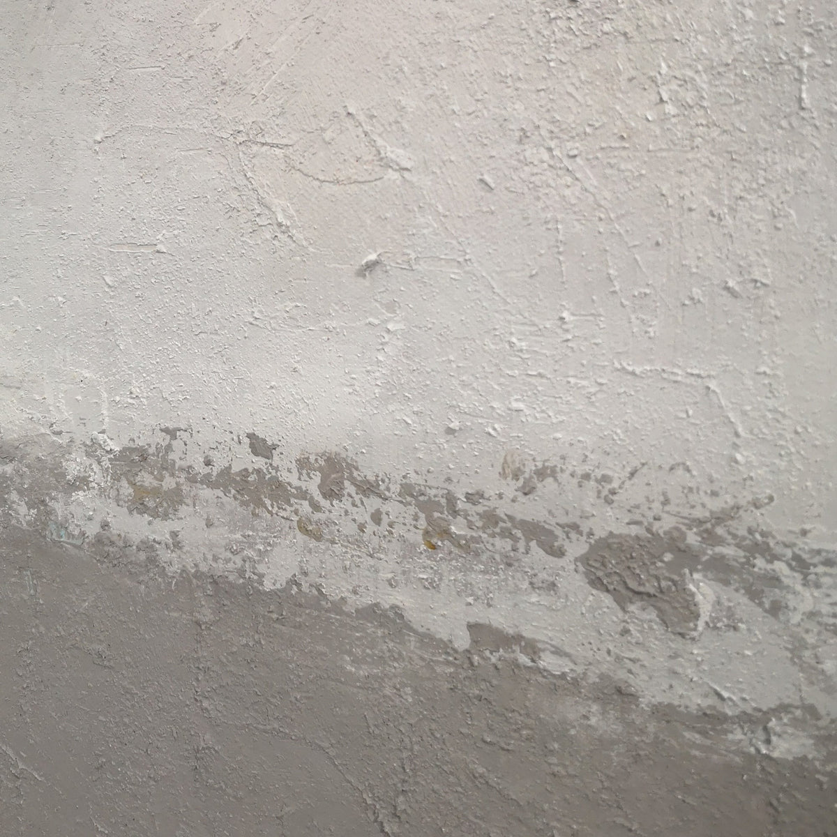 Taupe‑Greige Vertical Two‑Tone Plaster‑Textured Minimalist Artwork