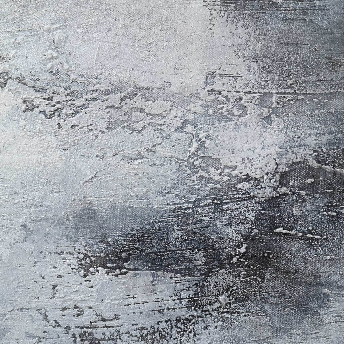 Wabi-Sabi Textured Abstract Oil Painting