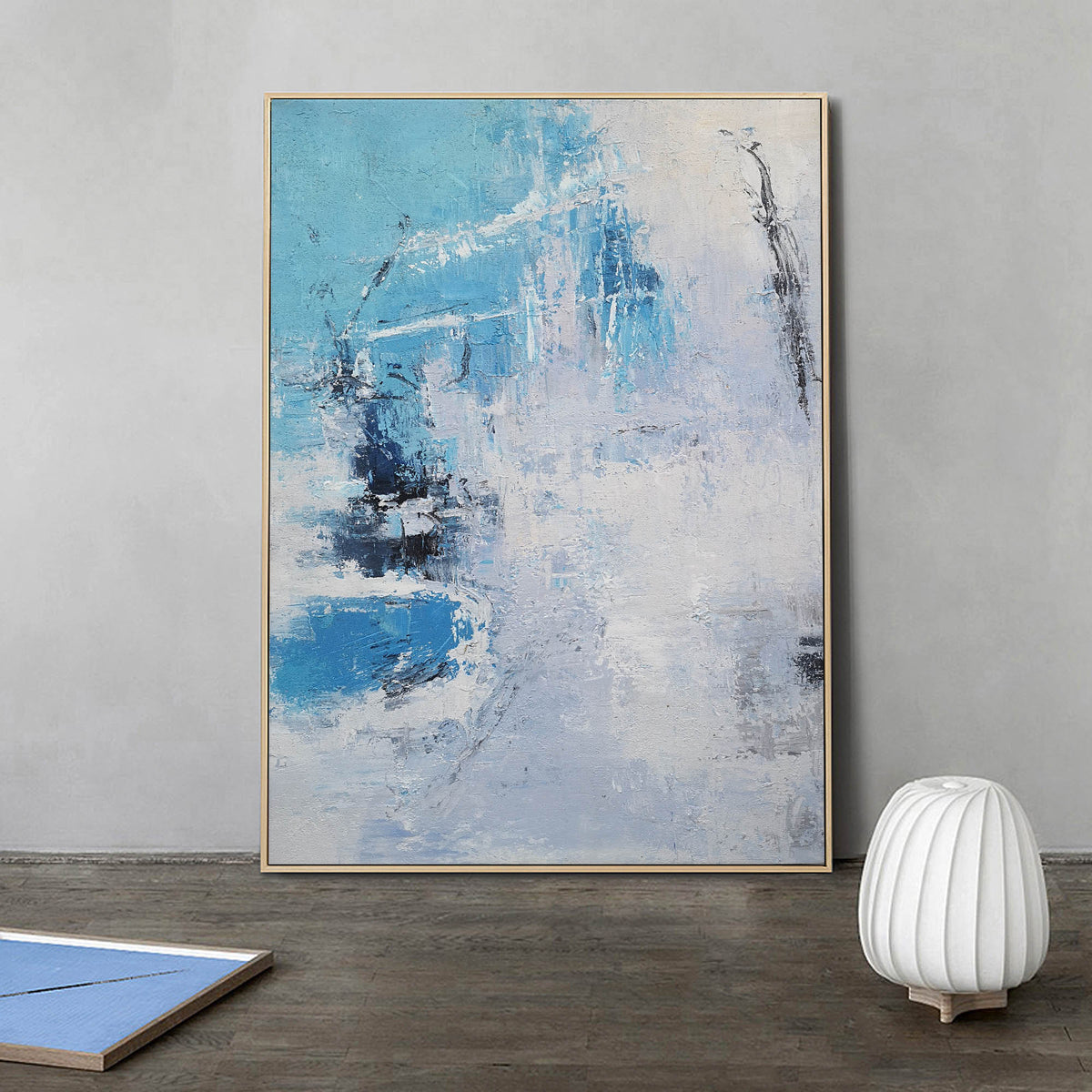 Fresh Breeze Oil Painting Hand Painted Vertical