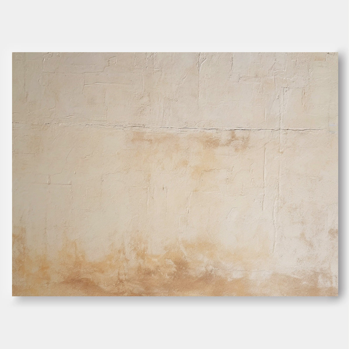 Minimalist Textured Wall Art Warm Neutrals