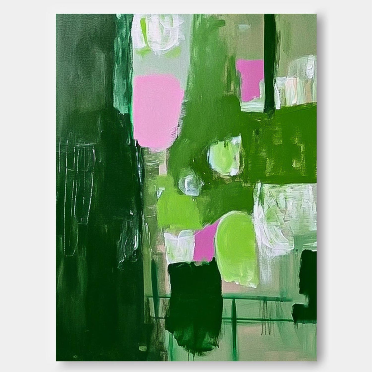 Abstract Canvas Art AB702 - Neutralighting
