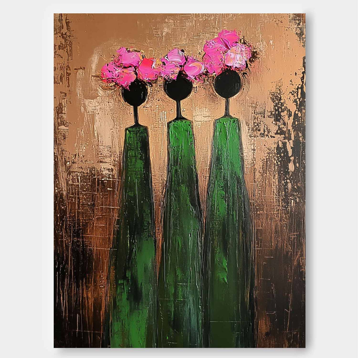 Wall Art People Retro Contemporary Abstract