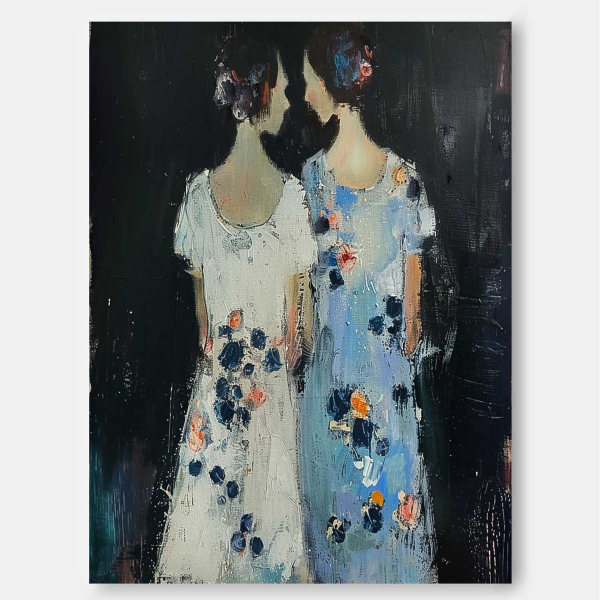 Wall Art People Retro Pop Color Block Figurative