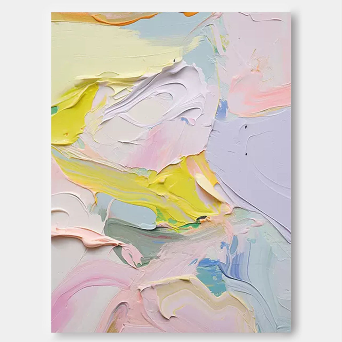 Wall Art Painterly Soft Abstract Misty
