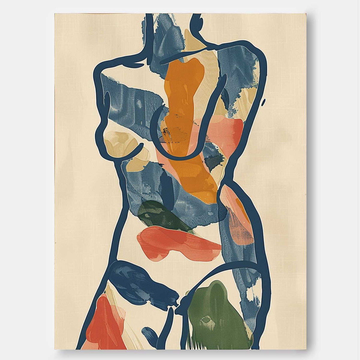 Wall Art People Matte Earthy Understated Bold