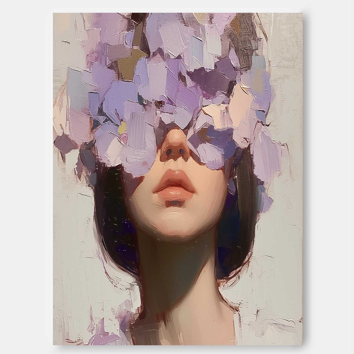 Wall Art Soft People Contemporary Serene