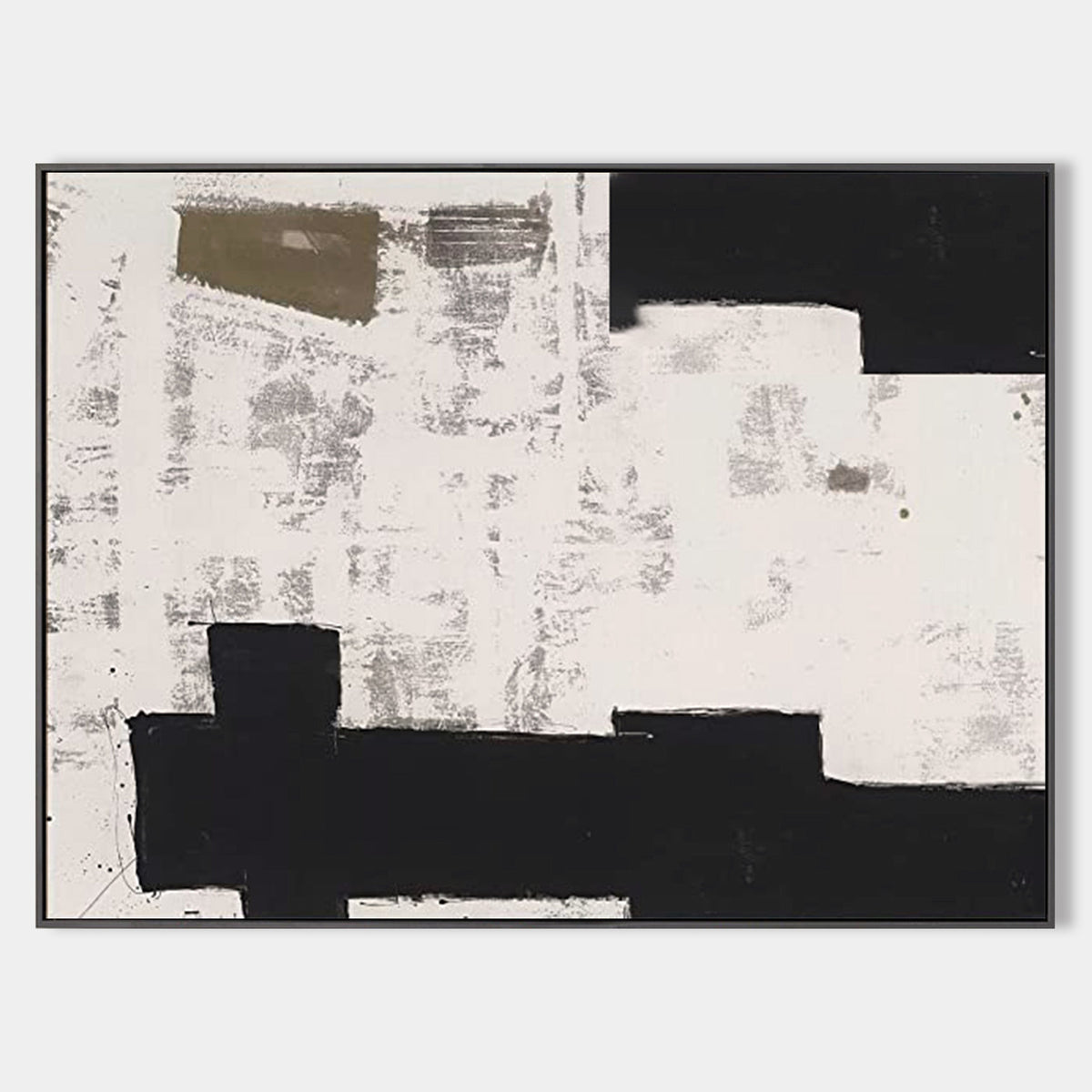 Monochrome Geometric Painting