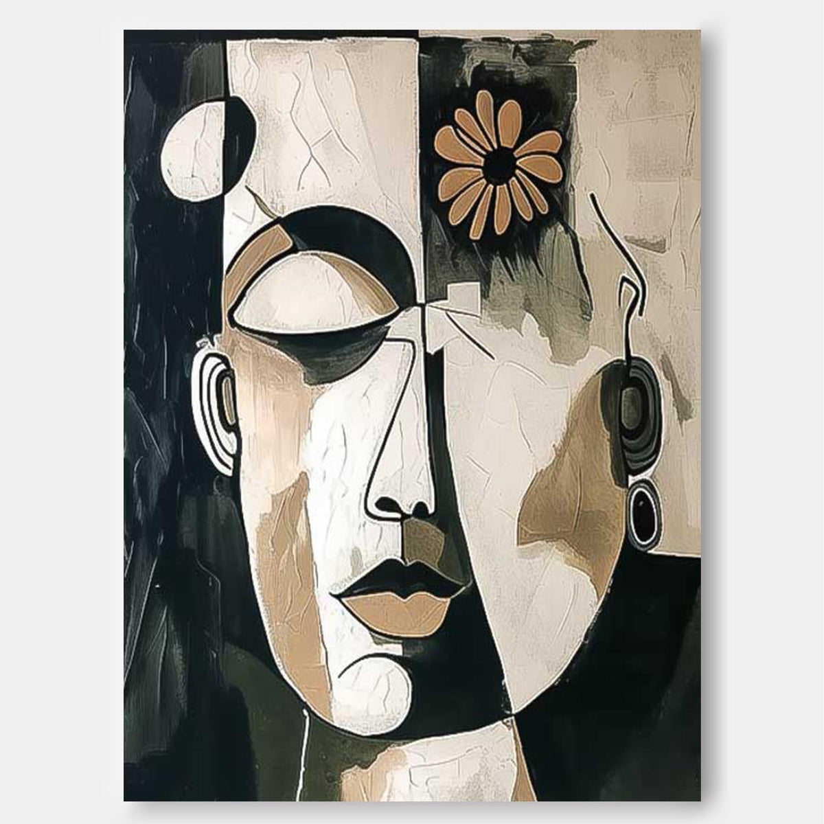 Wall Art Cubist People Modern Abstract