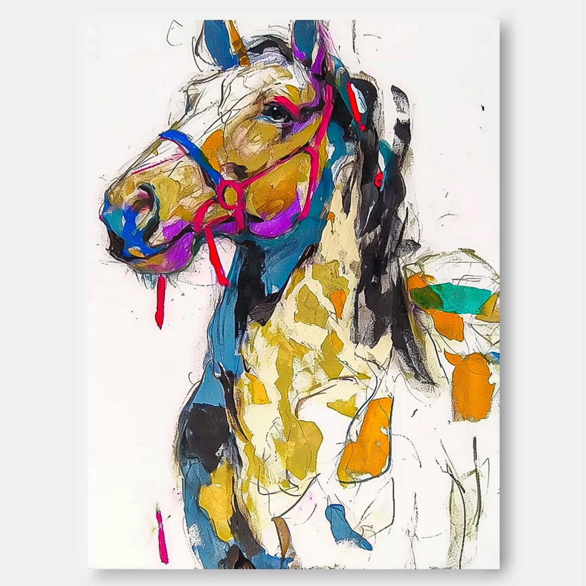 Wall Art Animal Neo-Pop Art Playful