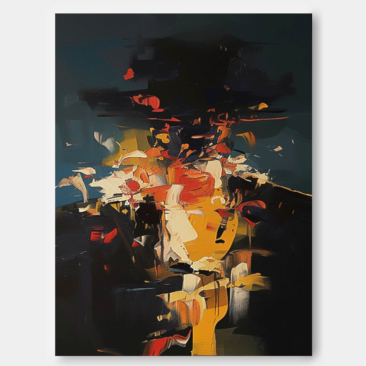Wall Art Moody People Painterly Abstract