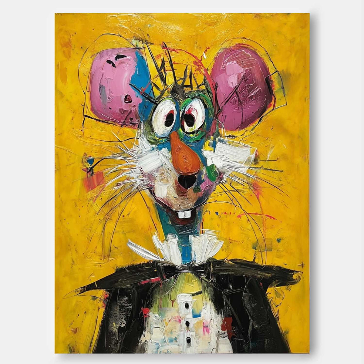 Wall Art Animal Neo-Pop Art Playful Decor