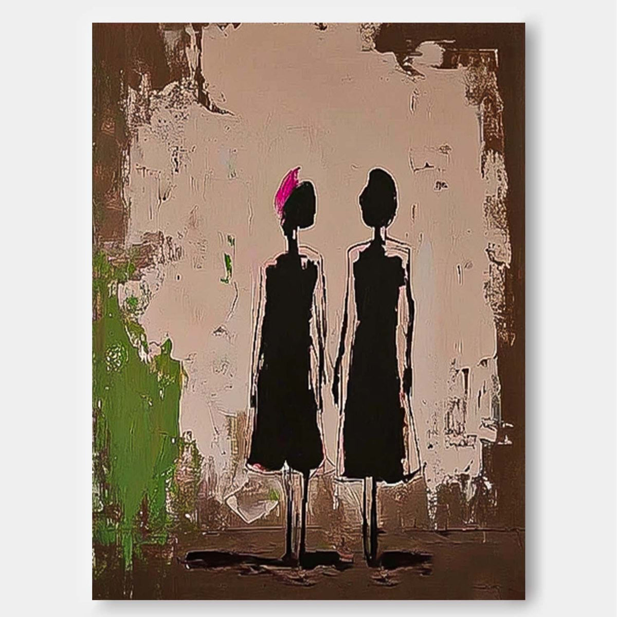 Wall Art People Wabi-Sabi Minimalist Figure