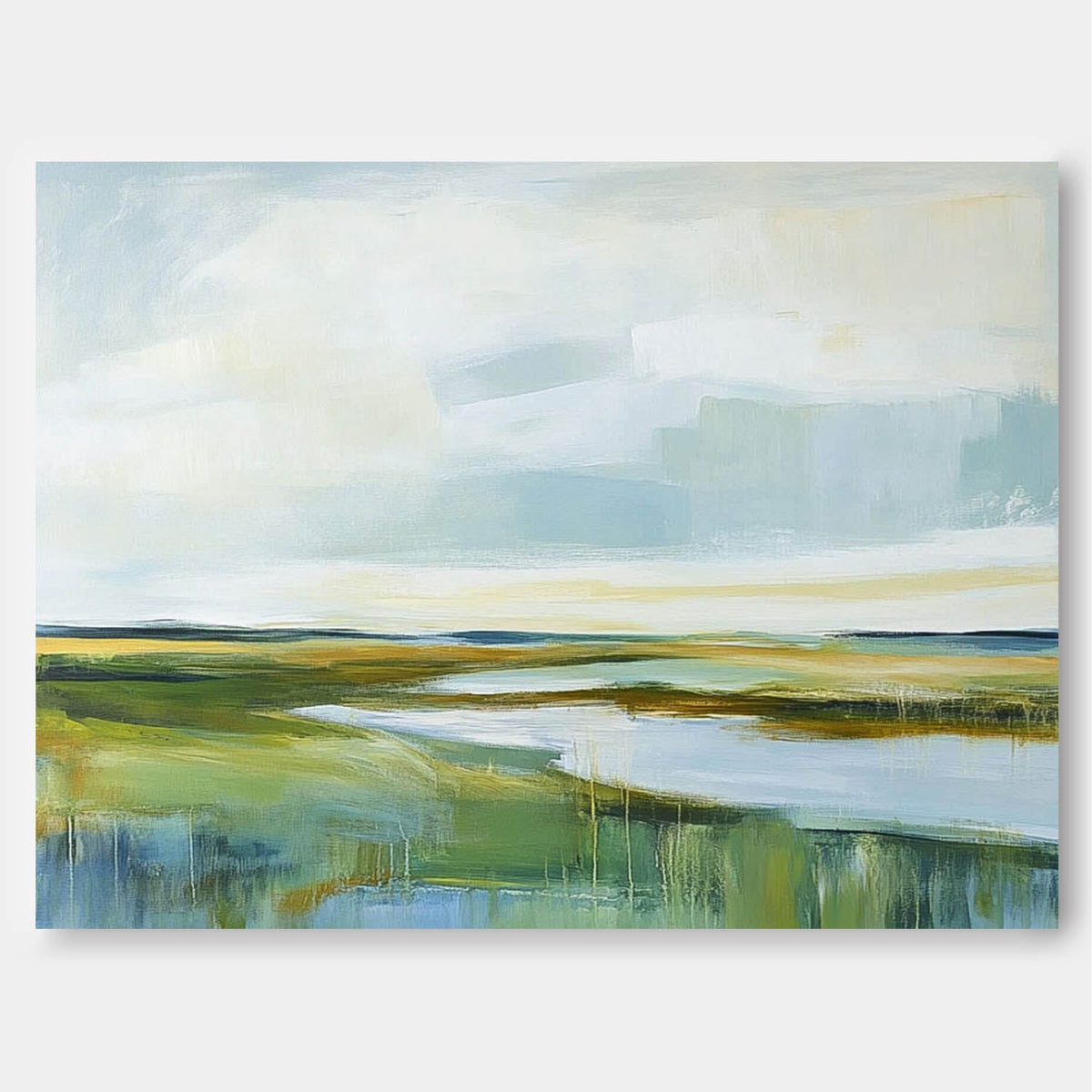 Wall Art Landscape Serene Wetland River
