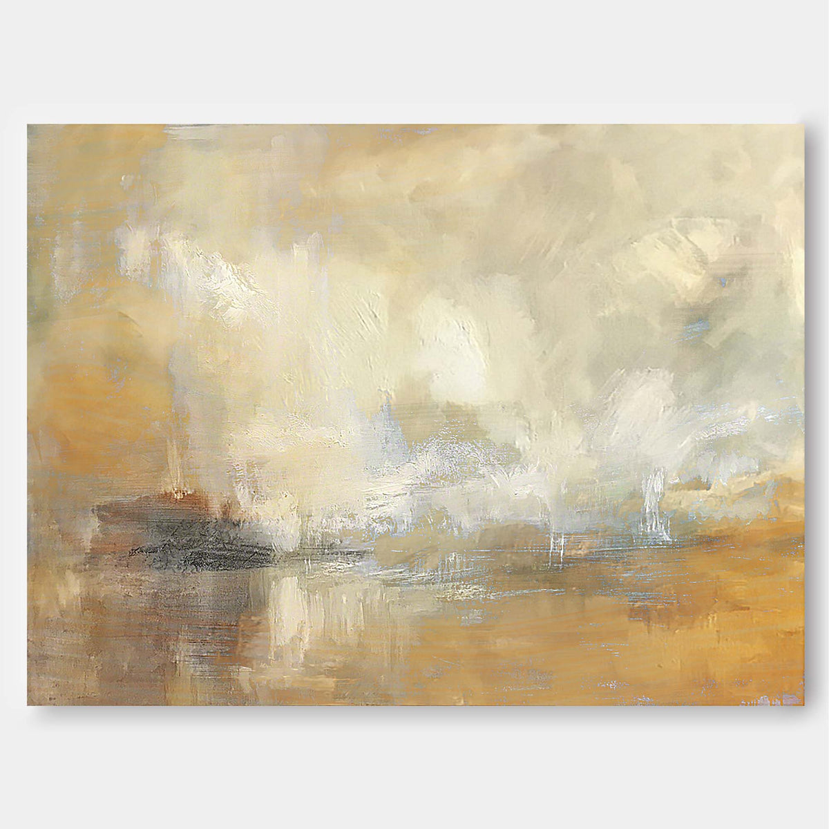Wall Art Abstract Misty Cityscape