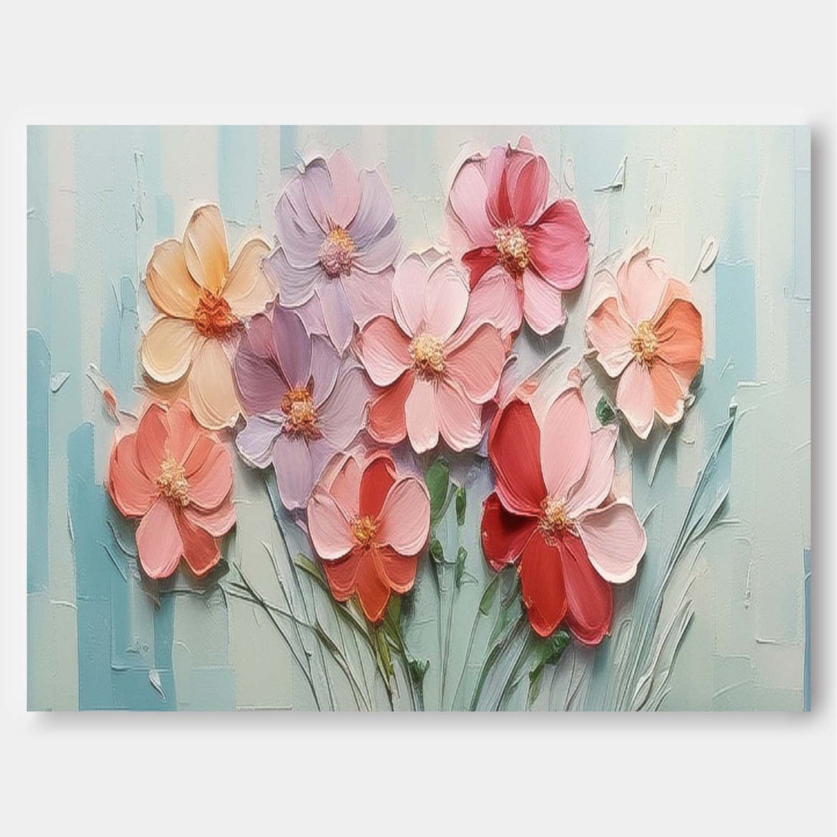 Wall Art Flower Impressionist Serene Calm Botanical