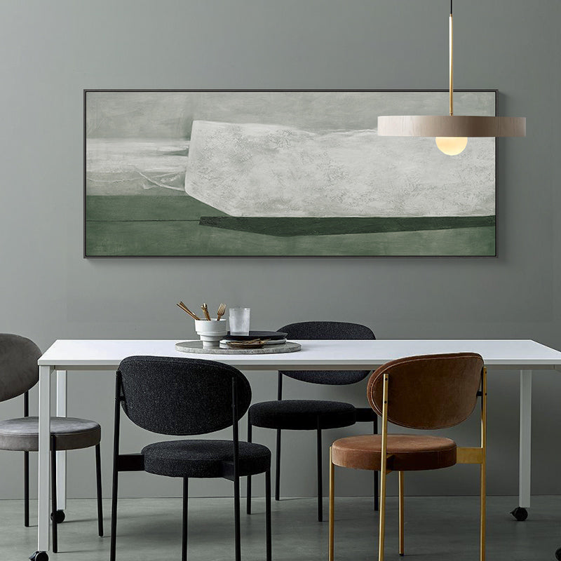 Minimalist Geometric Block Painting