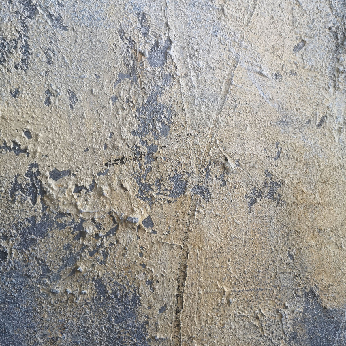 Wabi-Sabi Textured Abstract Oil Painting