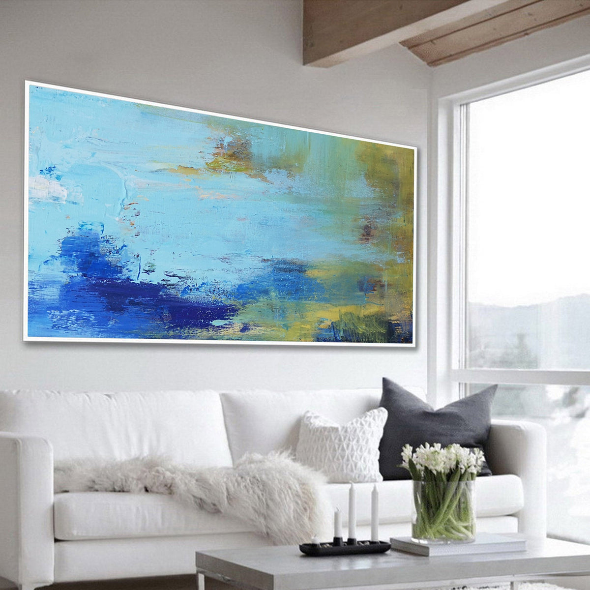 Abstract Seascape  Painting