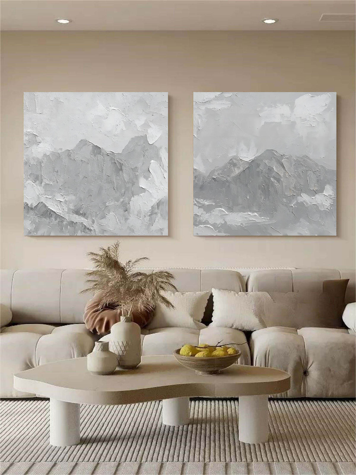 Wall Art Landscape Brown Serene Neutral